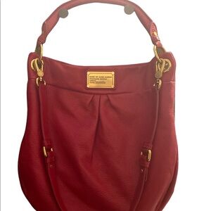 Marc by Marc Jacobs Red Classic Q Hillier Hobo Bag